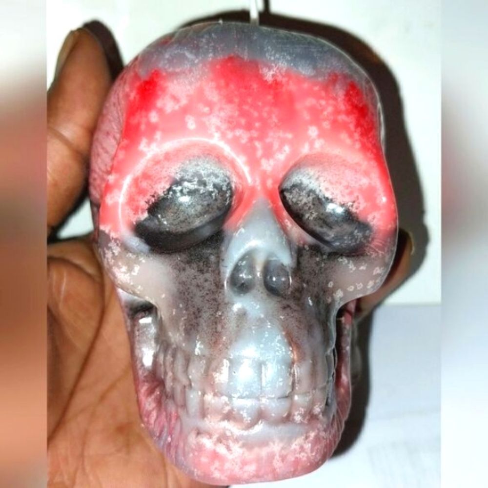 Hand crafted limited edition from our raging skull candle collection